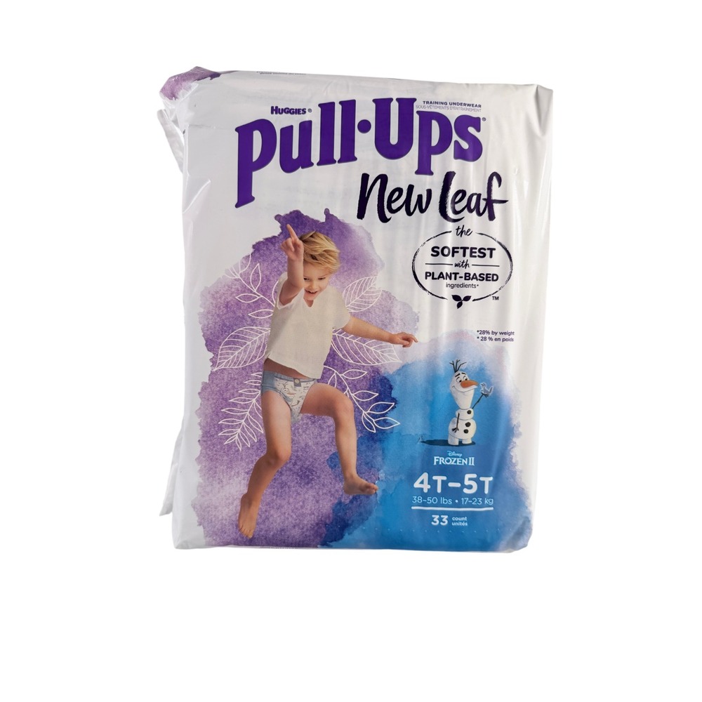 Huggies Pull-Ups New Leaf Boys 4T-5T 33 ct Frozen II Plant-Based Training Pants